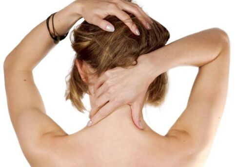 self -massage the neck with osteochondrosis