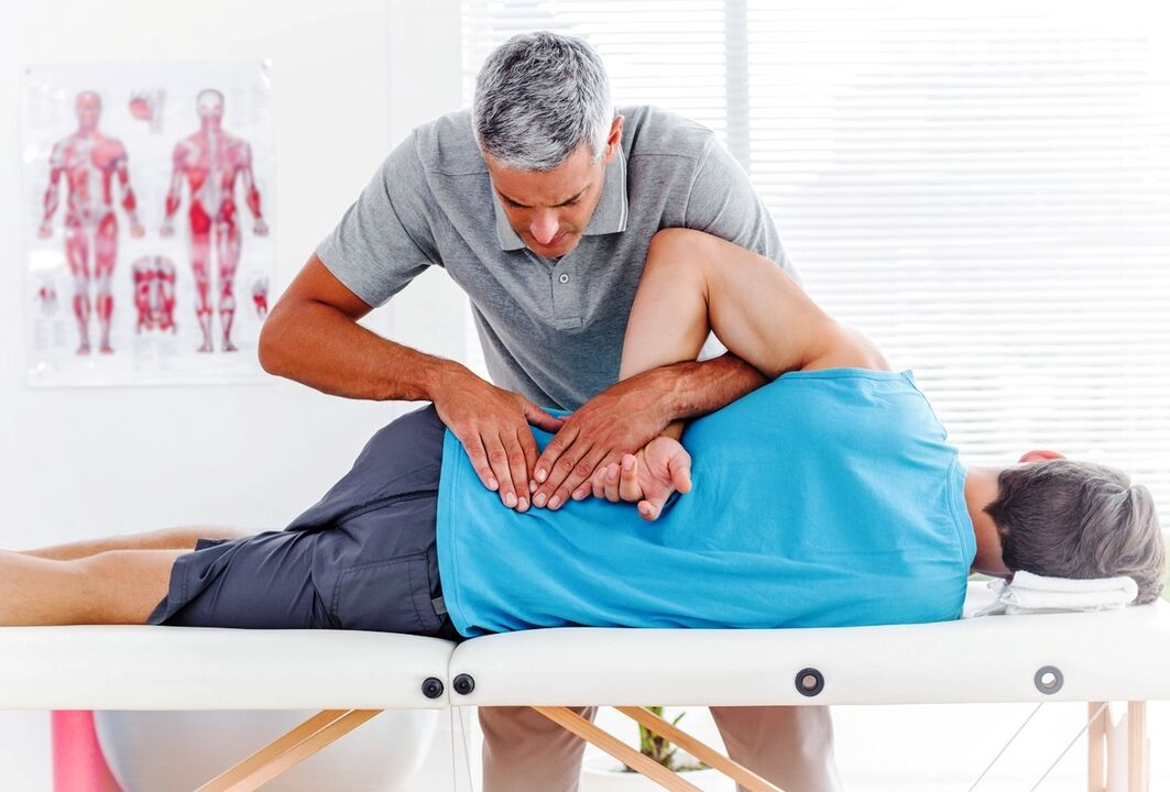 Manual therapy to eliminate lower back pain